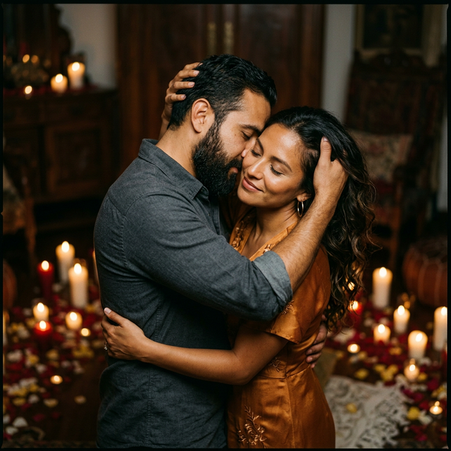 Ritual de pasión para reavivar la conexión íntima en la pareja